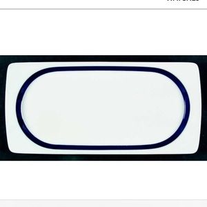 Rosenthal Elegant White and Dark Blue Platter